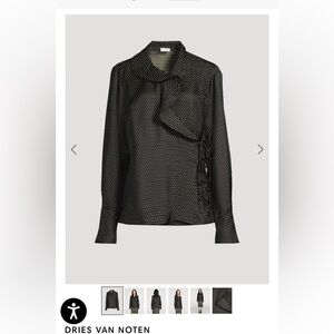 Vintage heritage house polka dot blouse